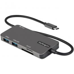 StarTech.com DKT30CHSDPD USBType-Cマルチ変換アダプター/4KHDMI/100WUSBPD/SD&microSDスロット/3ポートUSB3.0ハブ/タイプC対応マルチハブ/本体一体型30cmケーブル
