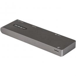 StarTech.com DKT30CMHSDPD USBType-Cマルチ変換アダプター/直挿しタイプ/MacBookPro&Air対応/4KHDMI/100WUSBPD/SD&microSDスロット/2ポートUSB3.0ハブ/タイプC対応マルチハブ
