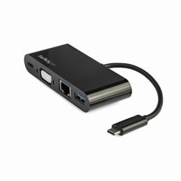 StarTech.com DKT30CVAGPD USBType-C接続マルチアダプタVGA/60WUSBPD/ギガビット有線LAN