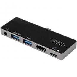 StarTech.com DKT30ICHPD USBType-Cマルチ変換アダプター/直挿しタイプ/USB-Cマルチハブ/4K60HzHDMI2.0/100WUSBPD/USB3.0ハブ(2xUSB-A)/3.5mmステレオミニ/タイプCトラベルドック
