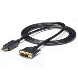 StarTech.com DP2DVI2MM6 DisplayPort-DVI変換ケーブル1.8mディスプレイポートオスDVI-D(25ピン)オスDP-DVIケーブル1920x1200ブラック