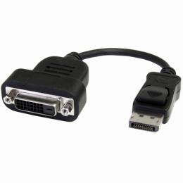StarTech.com DP2DVIS DisplayPort(オス)-DVI(メス)アクティブ変換アダプタディスプレイポート/DP-DVI-D(25ピン)シングルリンク変換ケーブル1920x1200ブラック