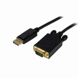 StarTech.com DP2VGAMM6B DisplayPort-VGA変換ケーブル1.8mディスプレイポート/DP（オス）-VGA（オス）1920x1200