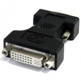 StarTech.com DVIVGAFMBK DVI-VGA変換コネクタ/アダプタブラックDVI-I(29ピン)メス-D-Sub15ピン(アナログRGB)オス