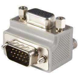 StarTech.com GC1515MFRA1 VGA(HD15)L型変換アダプタRGBアナログL型90度アダプタVGA(D-Sub15ピン)オス-VGA(D-Sub15ピン)メス