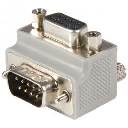 StarTech.com GC99MFRA2 シリアルD-Sub9ピン(オス)-D-Sub9ピン(メス)L型(90°)変換アダプタ