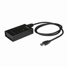 StarTech.com HB30A3A1CST 4ポートUSBハブ金属ケースUSB-A-3xUSB-A/1xUSB-CUSB3.1Gen1(5Gbps)産業用USBハブ