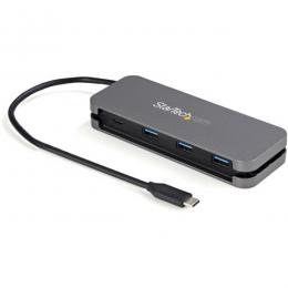 StarTech.com HB30CM3A1CB 4ポートUSB-Cハブ/1xUSB-C&3xUSB-A/5GbpsUSB3.2/3.1Gen1準拠Type-Cハブ/バスパワー対応/28.5cmケーブル
