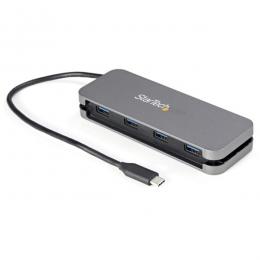 StarTech.com HB30CM4AB 4ポートUSB-Cハブ/4xUSB-A/5GbpsUSB3.2/3.1Gen1準拠Type-Cハブ/バスパワー対応/28.5cmケーブル