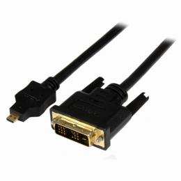 StarTech.com HDDDVIMM1M MicroHDMI-DVI-D変換ケーブル1mマイクロHDMI(19ピン)オス-DVI-D(19ピン)オス1920x1200