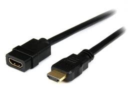 StarTech.com HDEXT2M 2mHDMI延長ケーブルウルトラHD4kx2k対応HDMI(19ピン)オス-HDMI(19ピン)メス延長コード