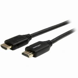 StarTech.com HDMM2MP プレミアムハイスピードHDMIケーブル(イーサネット対応)4K/60Hz2mプレミアムHDMI認証ケーブルHDMI2.0対応30AWG