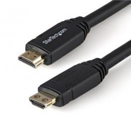 StarTech.com HDMM3MLP プレミアムハイスピードHDMI2.0ケーブル/3m/コネクタ抜け防止機構/4K60Hz/Premium認証/イーサネット対応/HDR10/18Gbps/オス-オス/ブラック