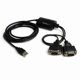 StarTech.com ICUSB2322F 2ポート増設USB2.0-RS232Cシリアル変換ケーブルFTDIチップセット使用COMポート番号保持機能