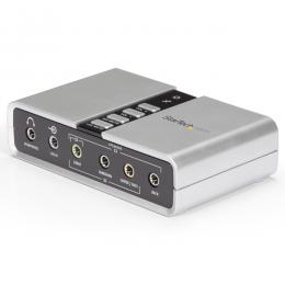 StarTech.com ICUSBAUDIO7D 7.1ch対応USB接続外付けサウンドカードUSB-DACヘッドホンアンプ/USB-光デジタルオーディオ変換アダプタ