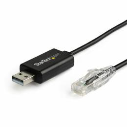 StarTech.com ICUSBROLLOVR RJ45-USBCisco互換コンソールケーブル1.8mCisco/Juniper/Ubiquiti/TP-Linkなど多くのルーターに対応Windows/Mac/Linux対応