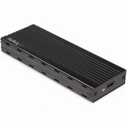 StarTech.com M2E1BMU31C NVMeM.2SSDケースPCIe接続タイプ限定ASMedia社開発USB3.1Gen2-PCIeNVMeSSDブリッジコントローラ使用Thunderbolt3互換