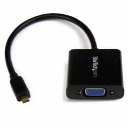 StarTech.com MCHD2VGAE2 MicroHDMI-VGA変換アダプタ1xマイクロHDMI(タイプD)オスー1xVGA(D-Sub15ピン/HD15)メス1920x1080/1080pブラック
