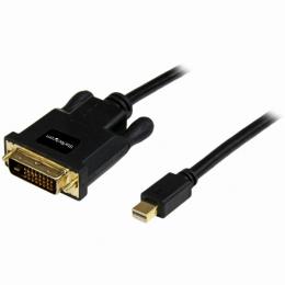 StarTech.com MDP2DVIMM3B MiniDisplayPort-DVI変換ケーブル91cm1xミニディスプレイポート/MiniDP(オス)-1xDVI-D25ピン(オス)変換アダプタ1920x1200ブラック