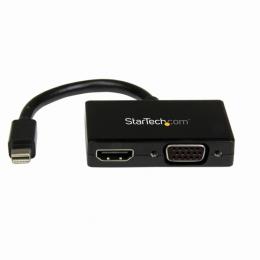 StarTech.com MDP2HDVGA MiniDisplayPort接続トラベルA/Vアダプタツーインワン・ミニディスプレイポートMiniDP-VGA/HDMI変換アダプタ1920x1200/1080p