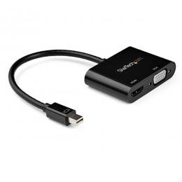 StarTech.com MDP2VGAHD20 MiniDisplayPort-HDMIVGA変換アダプタ4K/60HzThunderbolt2/サンダーボルト2からVGA/HDMIに変換