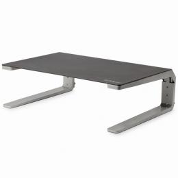 StarTech.com MONSTND 机上ラックパソコンモニター台座最大32インチモニタ対応高さ調節可能スチール&アルミ製