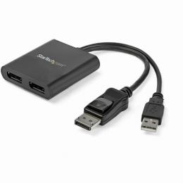 StarTech.com MSTDP122DP 2ポートMSTハブDisplayPort-2xDisplayPortマルチモニタースプリッタ4K対応ディスプレイポート(オス)-2ポートディスプレイポート(メス)Windowsのみ対応