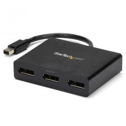 StarTech.com MSTMDP123DP 3ポートMSTハブMiniDisplayPort-3xDsiplayPortマルチモニタースプリッタ4K対応ミニディスプレイポート(オス)-3ポートディスプレイポート(メス)Windowsのみ対応