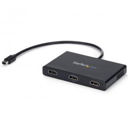 StarTech.com MSTMDP123HD 3ポートMSTハブMiniDisplayPort-3xHDMIマルチモニタースプリッタミニディスプレイポート(オス)-3xHDMI(メス)4K対応Windowsのみ対応