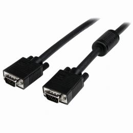 StarTech.com MXTMMHQ10M 10m高解像度VGA(アナログRGB)同軸ディスプレイケーブル高密度D-Sub15ピン(ミニ)オス-高密度D-Sub15ピン(ミニ)オス1920x1200ブラック
