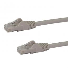 StarTech.com N6PATC10MGR 10mカテゴリー6LANケーブルグレーRJ45モールディングコネクタ(ツメ折れ防止カバー付き)ギガビットイーサネット対応Cat6UTPケーブル