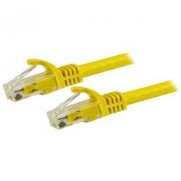 StarTech.com N6PATC150CMYL カテゴリー6LANケーブル1.5mツメ折れ防止RJ45コネクタイエローCAT6ギガビットイーサネットケーブル24AWG