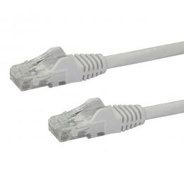 StarTech.com N6PATC1MWH 1mカテゴリー6LANケーブルホワイトRJ45モールディングコネクタ(ツメ折れ防止カバー付き)ギガビットイーサネット対応Cat6UTPケーブル