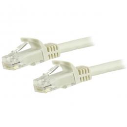 StarTech.com N6PATC750CMWH カテゴリー6LANケーブル7.5mツメ折れ防止RJ45コネクタホワイトCAT6ギガビットイーサネットケーブル24AWG