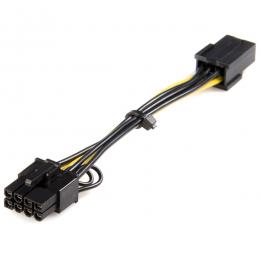StarTech.com PCIEX68ADAP PCIExpress電源6ピン-8ピン変換アダプタケーブル8ピン補助電源コネクタを必要とするグラフィックカードに対応6ピン(メス)/8ピン(オス)