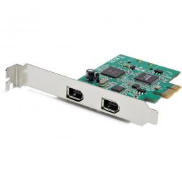 StarTech.com PEX1394A2V2 2ポートFireWire400増設PCIExpressカードPCIe接続IEEE1394a互換アダプタWindows/Mac対応
