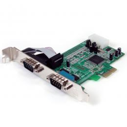 StarTech.com PEX2S553 シリアル2ポート増設PCIExpressインターフェースカード2xRS232Cポート拡張用PCIex1接続ボード16550UART内蔵