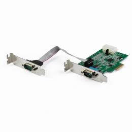 StarTech.com PEX2S953LP RS232Cシリアル2ポート増設PCIeカード16950UARTロープロファイル/標準プロファイル対応921.4kbpsWindows/Linux対応