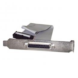 StarTech.com PLATE25F16 40cmマザーボードピンヘッダー接続パラレル(LPT)ポート増設ケーブルPCIブラケット付きDB25メス-IDCリボン/フラットケーブル(26ピン)