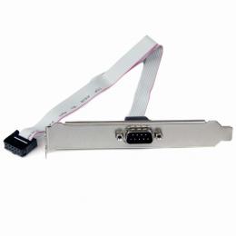 StarTech.com PLATE9M16 40cmマザーボード接続用シリアルケーブルスロットカバー付DB9/D-Sub9ピンオス-10ピンマザーボードシリアルヘッダーメス