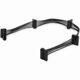StarTech.com PYO4SATA シリアルATA電源4分岐ケーブルSATA電源(オス/15ピン)-4xSATA電源(メス/15ピン)