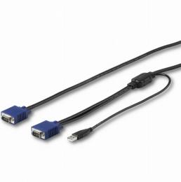 StarTech.com RKCONSUV6 パソコン自動切替器専用KVMケーブル1.8mStarTech.comラックマウント対応KVMコンソールドロワー用VGA/USB接続CPU切替器ケーブル