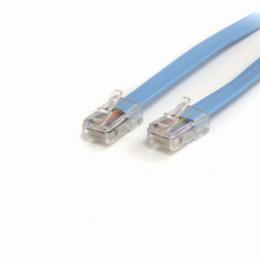 StarTech.com ROLLOVERMM6 1.8mシスコCisco規格準拠コンソール/ロールオーバーケーブルRJ45/オス-RJ45/オス