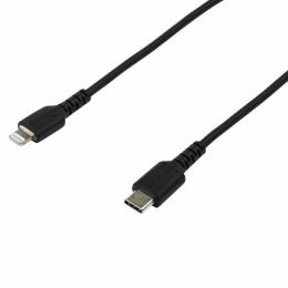 StarTech.com RUSBCLTMM2MB USBType-C-Lightningケーブル2mブラックAppleMFi認証iPhone充電ケーブル高耐久性ライトニングケーブル