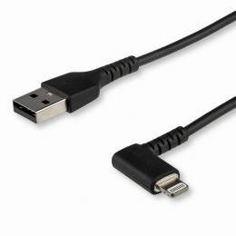 StarTech.com RUSBLTMM2MBR L型ライトニングケーブル2mAppleMFi認証iPhone充電ケーブル高耐久性Lightning-USBL字ケーブル