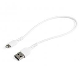 StarTech.com RUSBLTMM30CMW 高耐久Lightning-USB-Aケーブル30cm/ホワイト/アラミド繊維補強/iPhone、iPod、iPad対応/AppleMFi認証アップルライトニング-USB充電同期ケーブル