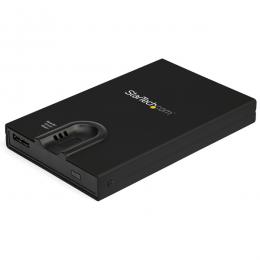 StarTech.com S251BMU3FP 外付け2.5インチHDD/SSDケース指紋認証機能SATA対応ハードディスクケースUSB-C/USB-A対応機器と接続