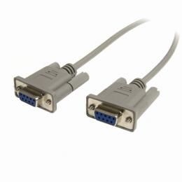 StarTech.com SCNM9FF25 RS232Cシリアルクロスケーブル7.6m1xDB9メス-1xDP9メスヌルモデムケーブル