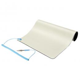 StarTech.com SM-ANTI-STATIC-MAT 静電気除去マット/30cmx46cm/取外し可能アースコード付き/ANSI/ESDS4.1準拠/サーモプラスチック静電作業マット/卓上除電シート
