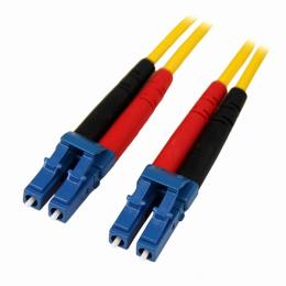 StarTech.com SMFIBLCLC10 光ファイバーケーブル10mLSZH対応パッチコードOM1仕様準拠シングルモードコア径9ミクロン/芯径125ミクロン2芯LC-LCコネクタ